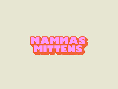 Mammas Mittens - 80s 80s animals cat cats design designer font font design illustration mammasmittens minimalism minimalist minimalistic mittens retro type typedesign typeface wordmark