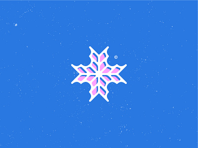 Snowflake Logo Concept art design designer illustration logo logo design logodesign logos minimalism minimalist minimalistic snowflake texture vector winter