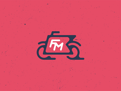 Flag Motors - FM Motorcycle Icon design designer doodle flag flags illustration logo logodesign logos minimalism minimalist minimalistic motor motorbike motorcycle motorsport