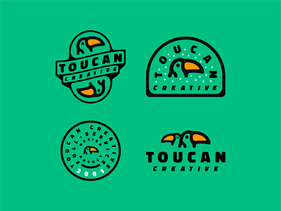 Toucan Creative - Logo Suite bird creative creative design design designer illustration logo logodesign logos minimalism minimalist minimalistic toucan toucans typeface