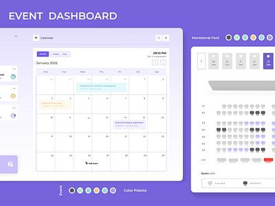 Event Mangement Dashboard ats dashboard dashboard design event managemnt portal management dashboard portal design ui ui design ui ux