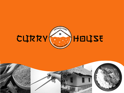 Identity for Japanese restaurant "Curry House"