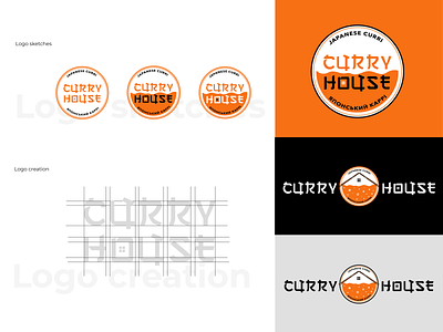 Identity for Japanese restaurant "Curry House"