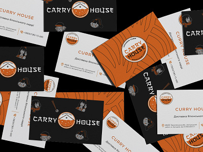 Identity for Japanese restaurant "Curry House"