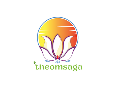 omsaga art brand brand identity branding creative logo logodesign logos logotype lotus