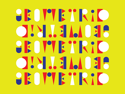 GEOMETRIC Pattern geometric geometric design geometry illustration illustrator isometric design isometric illustration pattern pattern design typography typography art weeklywarmup