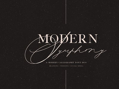 Modern Symphony Font Duo