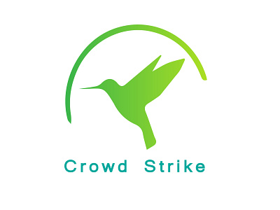 crowd strike branding design illustration logo vector