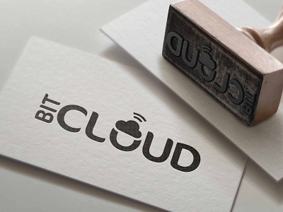 BIT CLOUD STAMP LOGO