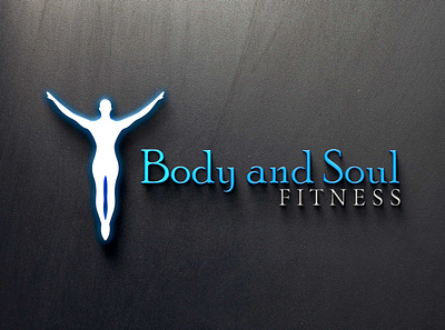 BODY & SOUL FITNESS Logo 3d branding design graphic design illustration logo mockup typography vector versatile