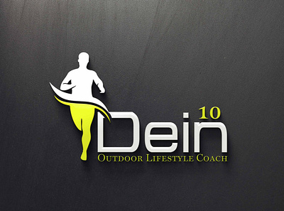 DEIN 10 LIFESTYLE COACH 3d branding design graphic design illustration logo mockup typography vector