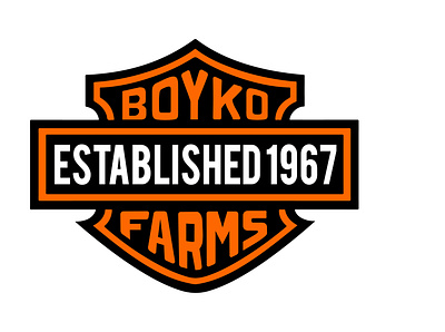 BOYKO FARMS 3d branding design illustration logo typography vector