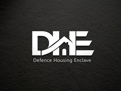 Defence Housing Enclave 3d branding design illustration logo mockup typography vector