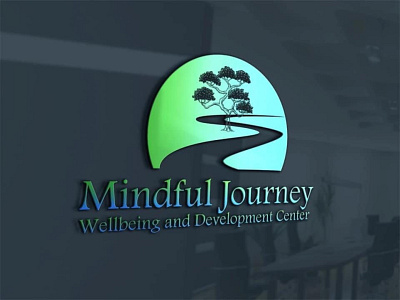 MINDFUL JOURNEY 3d branding design graphic design illustration logo mockup typography vector