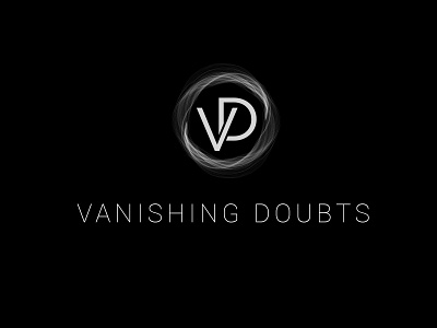 Vanishing Doubts 3d branding design graphic design illustration logo mockup typography vector