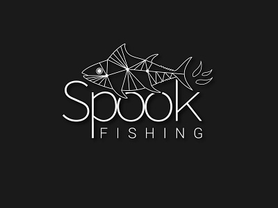 SPOOK FISHING branding design graphic design illustration logo mockup typography vector