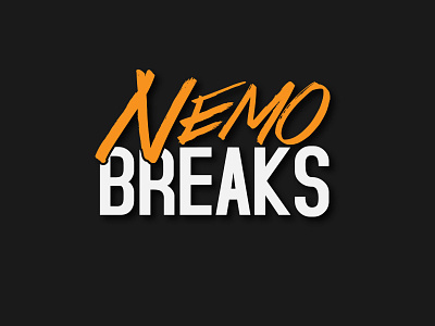 NEMO BREAKS branding design graphic design illustration logo mockup typography vector