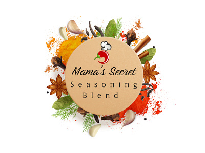 Mama's Secret 3d branding design illustration logo mockup typography vector