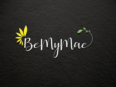 BeMyMae 3d branding design graphic design illustration logo mockup typography vector