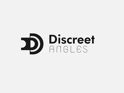 DISCREET ANGLES 3d branding design graphic design illustration logo mockup typography vector