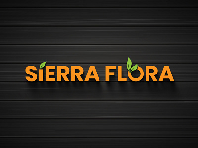 SIERRA FLORA 3d branding design graphic design illustration logo mockup typography ui ux vector