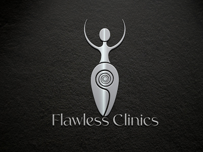 Flawless Clinics 3d branding design graphic design illustration logo mockup vector