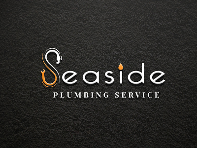 SeaSide Plumbing Service 3d branding design graphic design illustration logo mockup vector