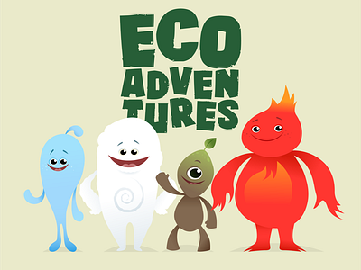 eco team characterdesign illustration