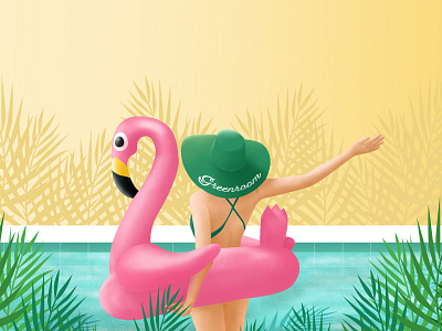 summer illustration vector