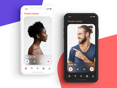 dating app concept appdesign datingapp icon design icon set ios ios app ios app design swipe right uidesign uiux