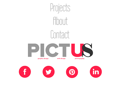 PICTUS DESIGN - Company Website. www.pictusgd.co.uk advertising design graphic design showcase web design