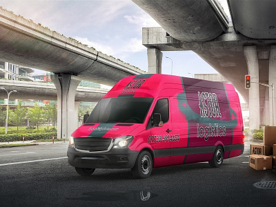 Astor Logistics Vehicle Branding branding corporate identity graphic design vehicle branding