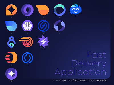 Delivery App Logo Process