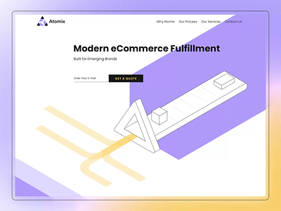 📦 Logistics & Fulfillment Website Design after effects animation box brand identity branding delivery gif icon illustration illustration animation isometric landing animation logistics company micro interaction motion graphics shopify ui ux animation web animation website animation
