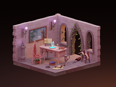 The Elf House 3d 3dmodeling blender design illustration modeling