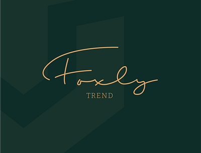 Foxly trend logo design clothes dress fox garb logo