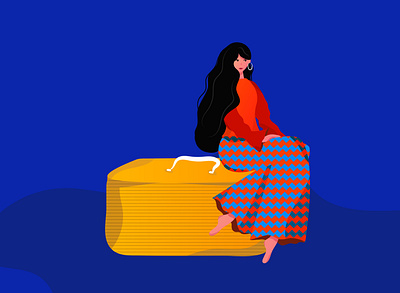 Missing Travelling artist characterdesign characterillustration digitalart digitalillustration graphicdesign illustration indianwoman pattern illustration patterndesign quarantine quarantine life woman womanillustration