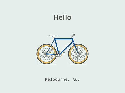 Melbourne bicycle bike bike ride fixie illustration illustrator cc melbourne