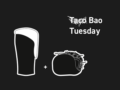 Beer 'N' Bao bar beer branding dailies daily 100 design drink food illustration restaurant vector