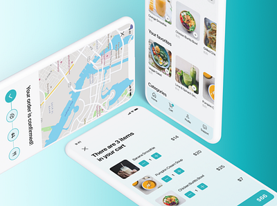 Food ordering app design figma mobile app ui uiux