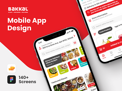 Ethnic food delivery mobile app design