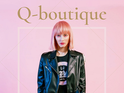 Q boutique — E commerce website branding e commerce fashion interaction logo shop store