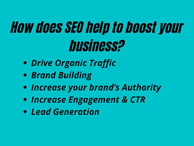 How does SEO help to boost your business?
