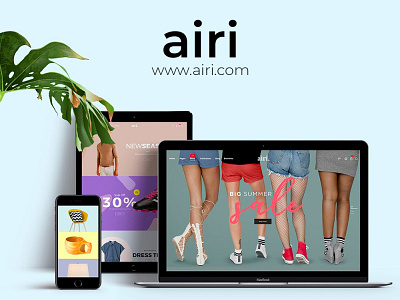 AIRI WEBSITE DESIGN graphic design logo website