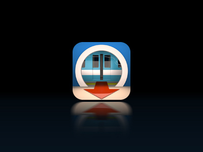 GateOut Icon 3d icon iphone transportation