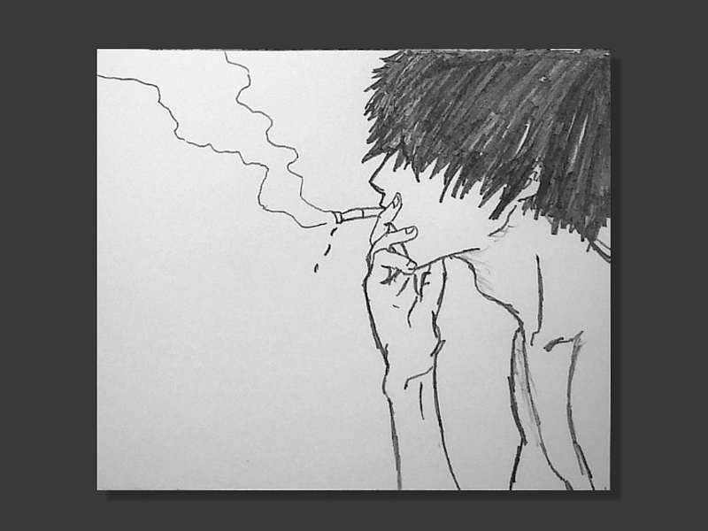 Smoker Sketch by Tyler Callahan on Dribbble