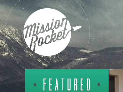 Mission rocket logo