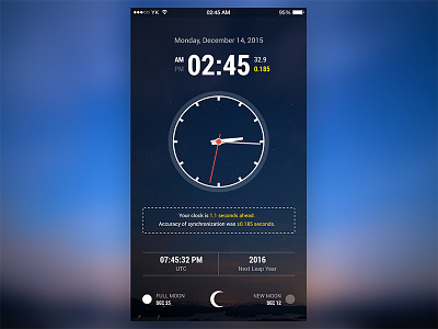 Clock App app clock ios simple time