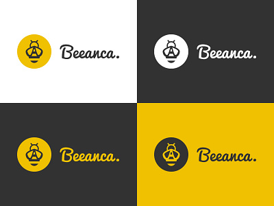 Beeanca Logo bee logo simple