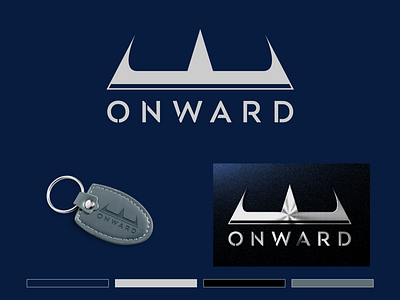 Daily Logo Challenge // #5 Driverless Car - Onward branding daily logo challenge driverless car logo luxury onward